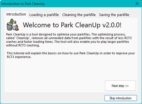 More information about "Park Cleanup Tool"